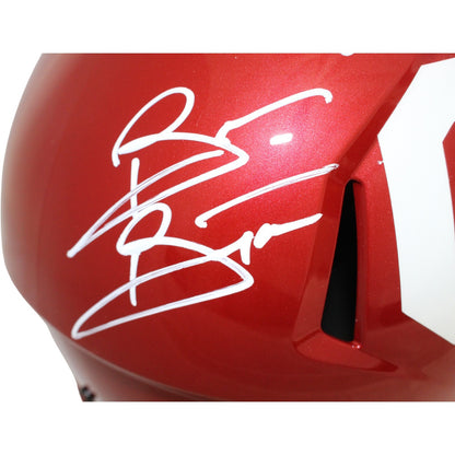 Sam Bradford, Adrian Peterson & Brian Bosworth Signed Oklahoma Sooners FS Helmet