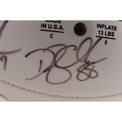Mike Shanahan, Rod Smith & Jason Elam Signed Denver Broncos 2002 Team Football