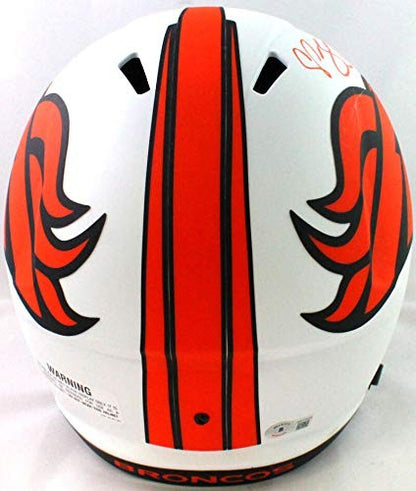 Champ Bailey Signed Denver Broncos Full Size Lunar Speed Helmet