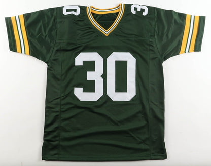 Ahman Green Autographed Green Bay Packers Custom Jersey