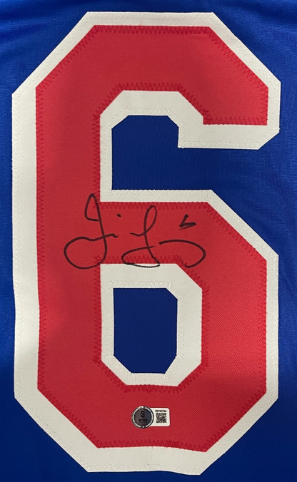 Jaromir Jagr Signed New York Rangers Custom Jersey (Beckett COA)