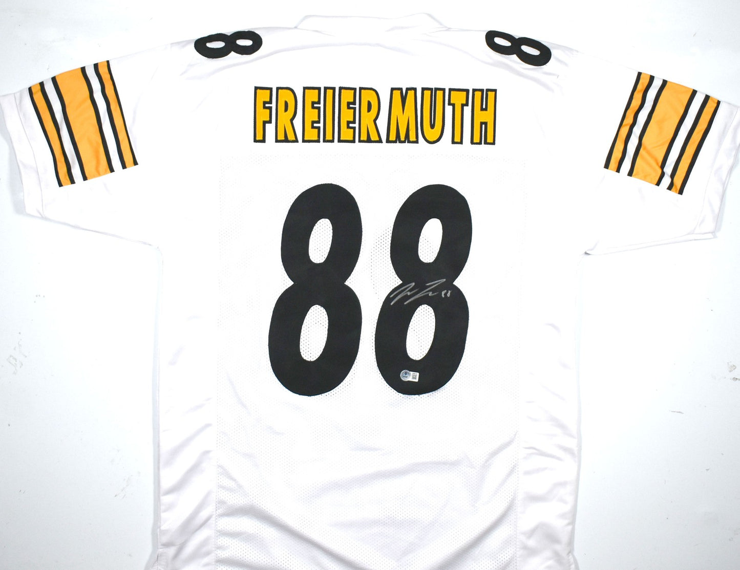 Pat Freiermuth Autographed White Custom Jersey
