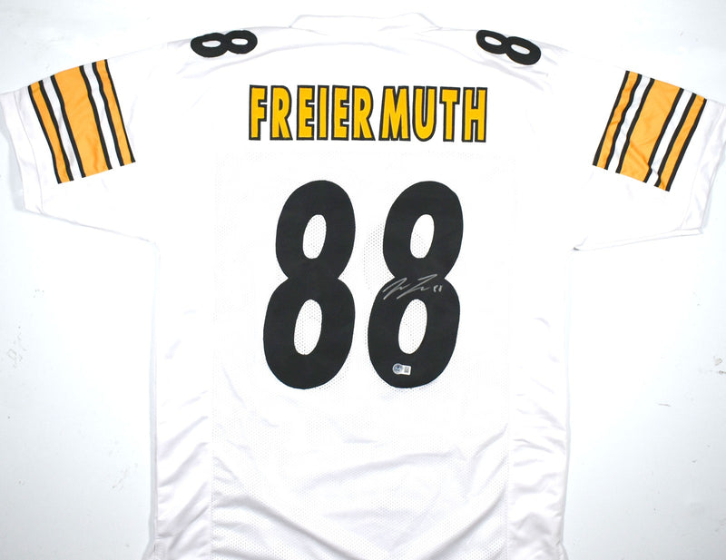 Pat Freiermuth Autographed White Custom Jersey