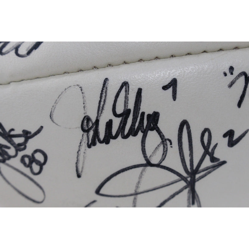 John Elway & Joe Namath Signed Denver Broncos 1991 Team Multi-Signed Football