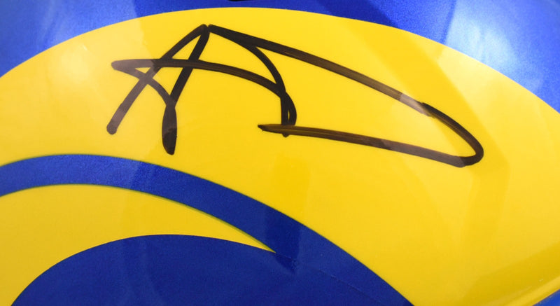 Aaron Donald Signed Los Angeles Rams Full Size Speed Helmet
