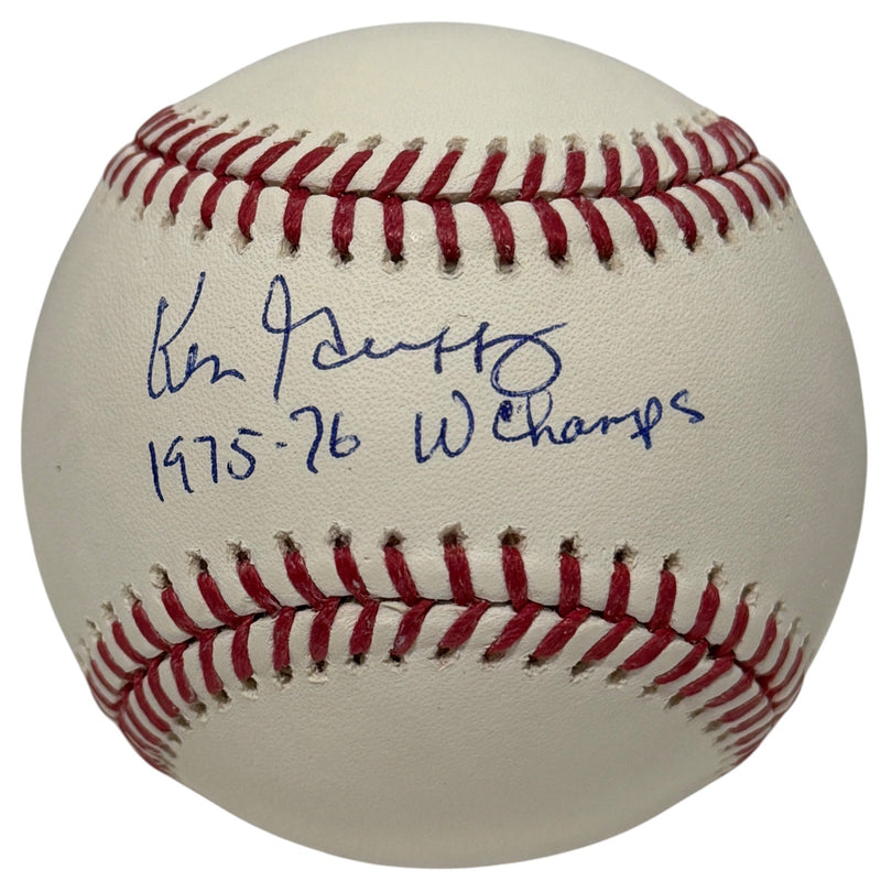 Ken Griffey Sr. Signed Official MLB Baseball (1975-76 Champs Inscription)