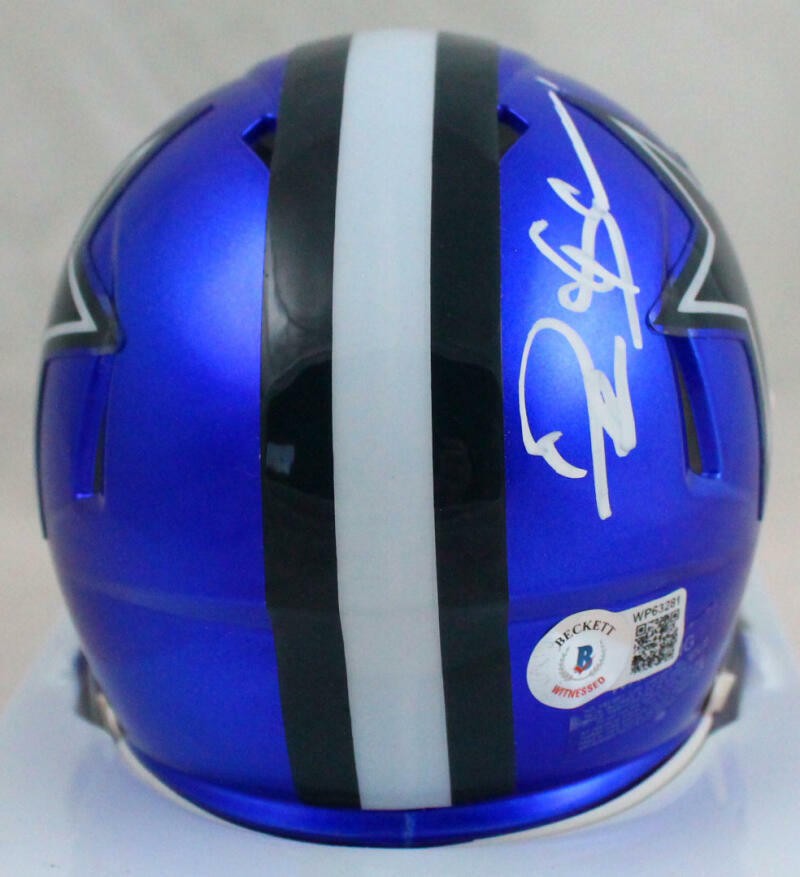 Deion Sanders Autographed Dallas Cowboys Flash Mini Helmet