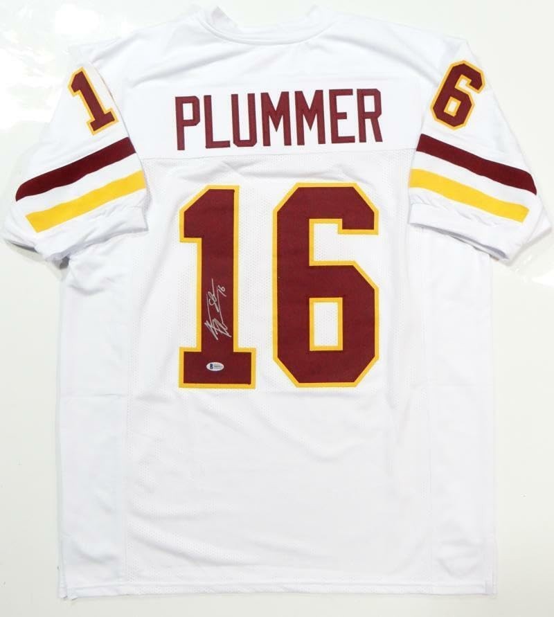 Jake Plummer Autographed White Custom College-Style Jersey