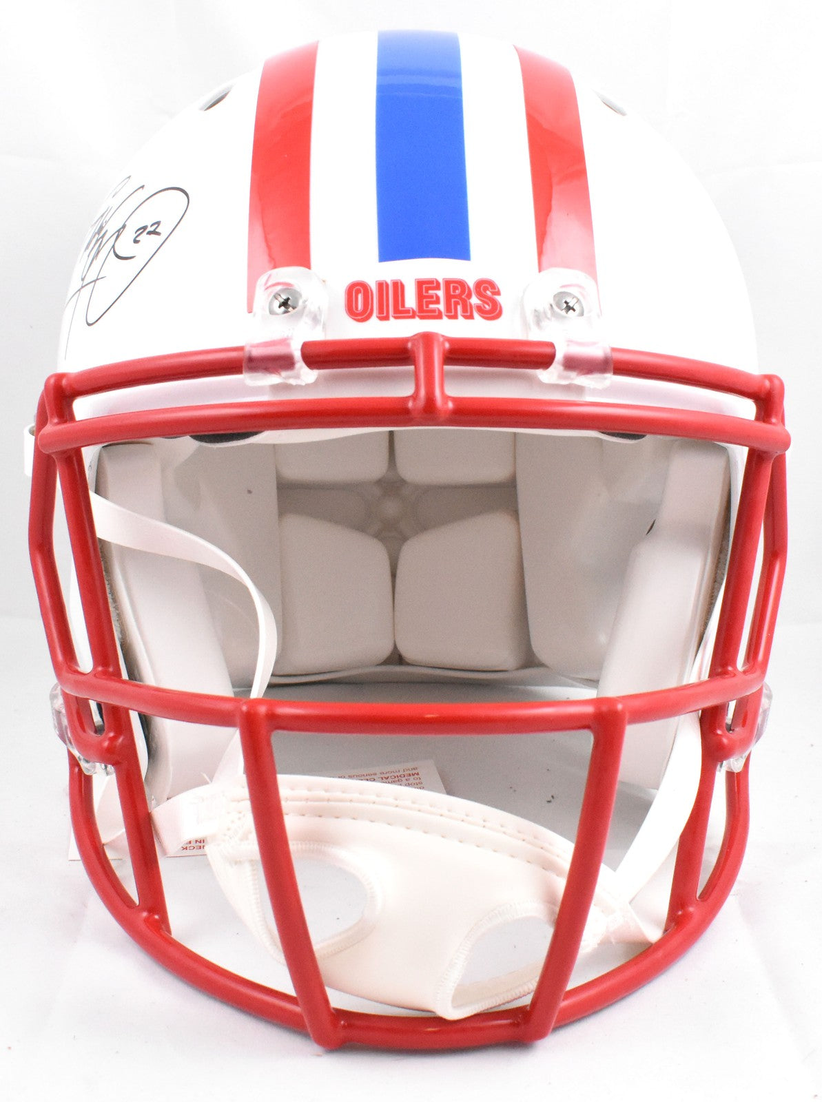Eddie George Signed Houston Oilers Full Size Speed Authentic Helmet