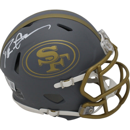 Deion Sanders San Francisco 49ers Autographed Slate Mini Helmet