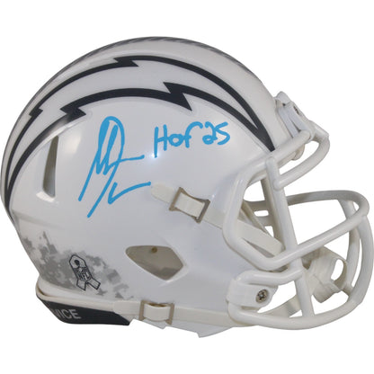 Antonio Gates San Diego Chargers 2024 Salute To Service Mini Helmet HOF