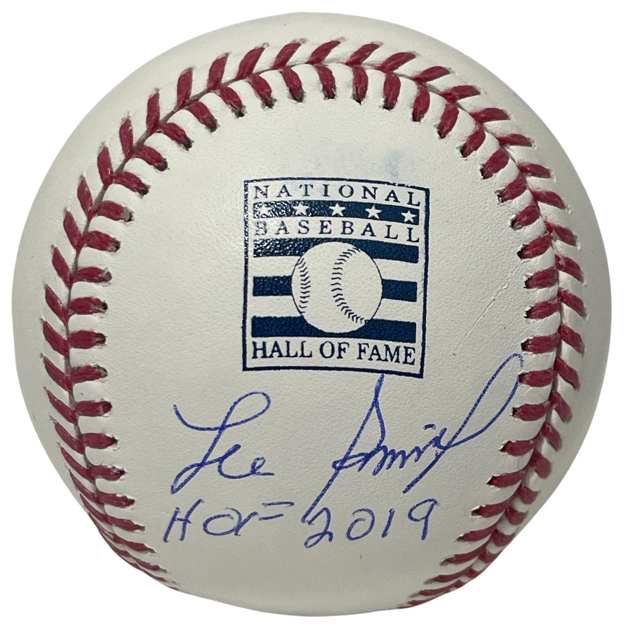 Lee Smith Signed HOF 2019 Inscribed Official Major League Baseball BAS