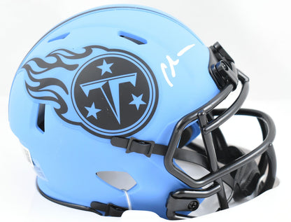 Chris Johnson Autographed Tennessee Titans Rave Speed Mini Helmet