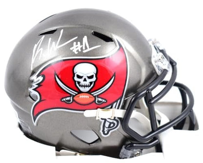 Rachaad White Signed Tampa Bay Buccaneers Speed Mini Helmet