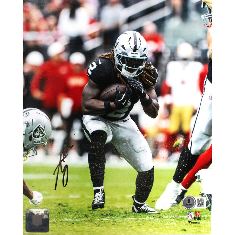 Ashton Jeanty Autographed Las Vegas Raiders 8x10 Photo (BAS COA)