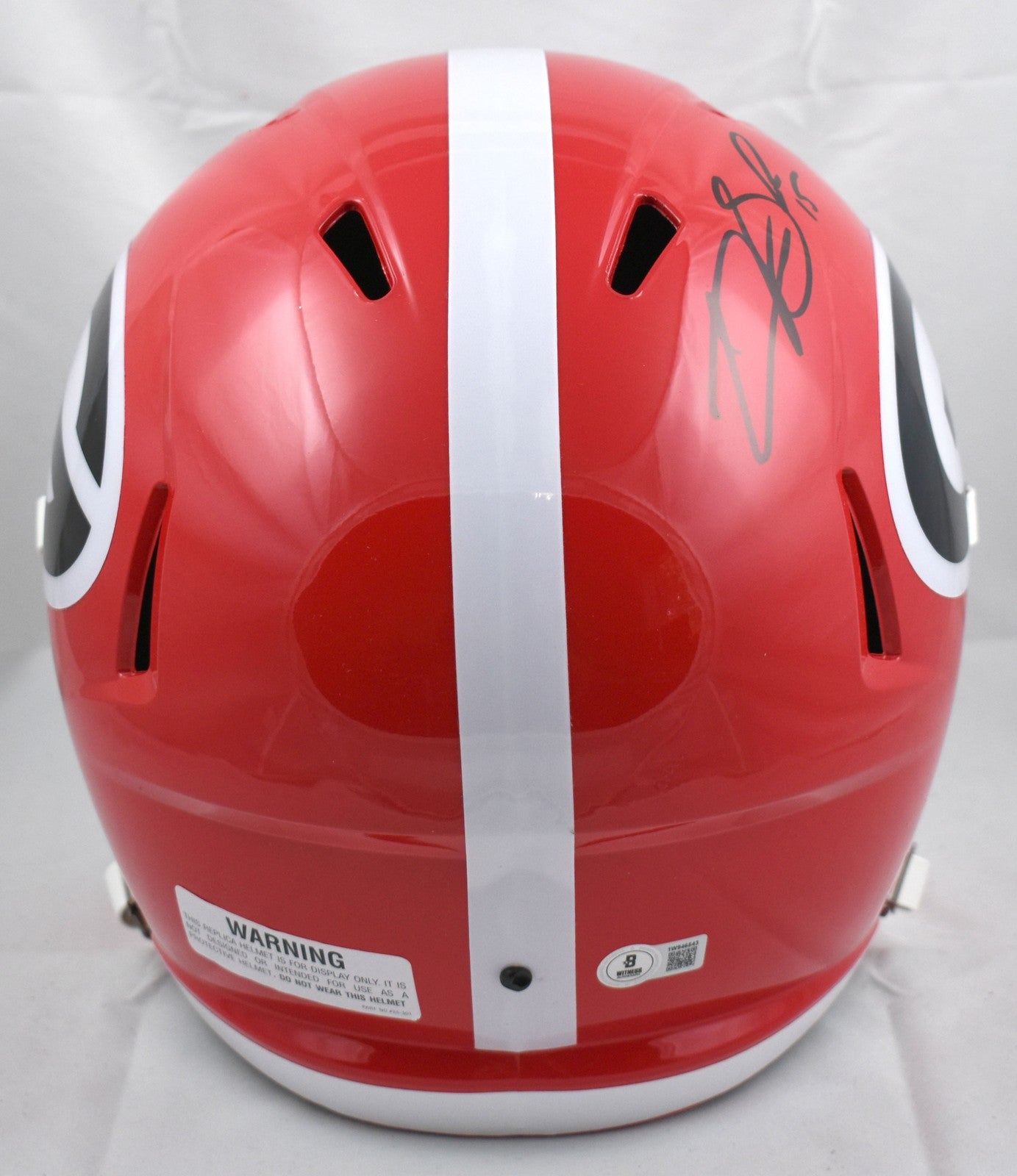 Carson Beck Signed Georgia Bulldogs Full Size Speed Helmet
