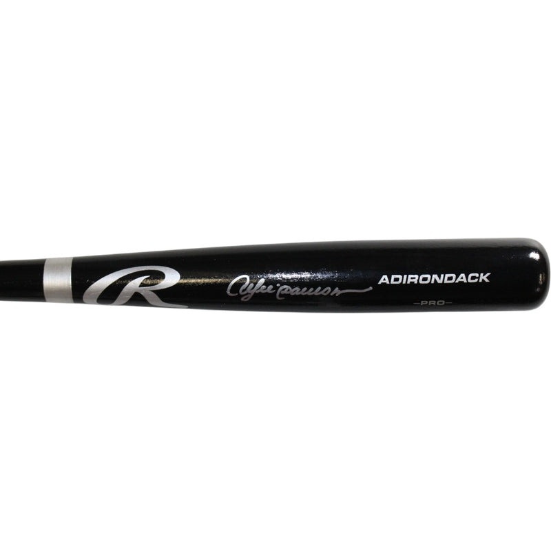 Andre Dawson Autographed Chicago Cubs Black Rawlings Baseball Bat