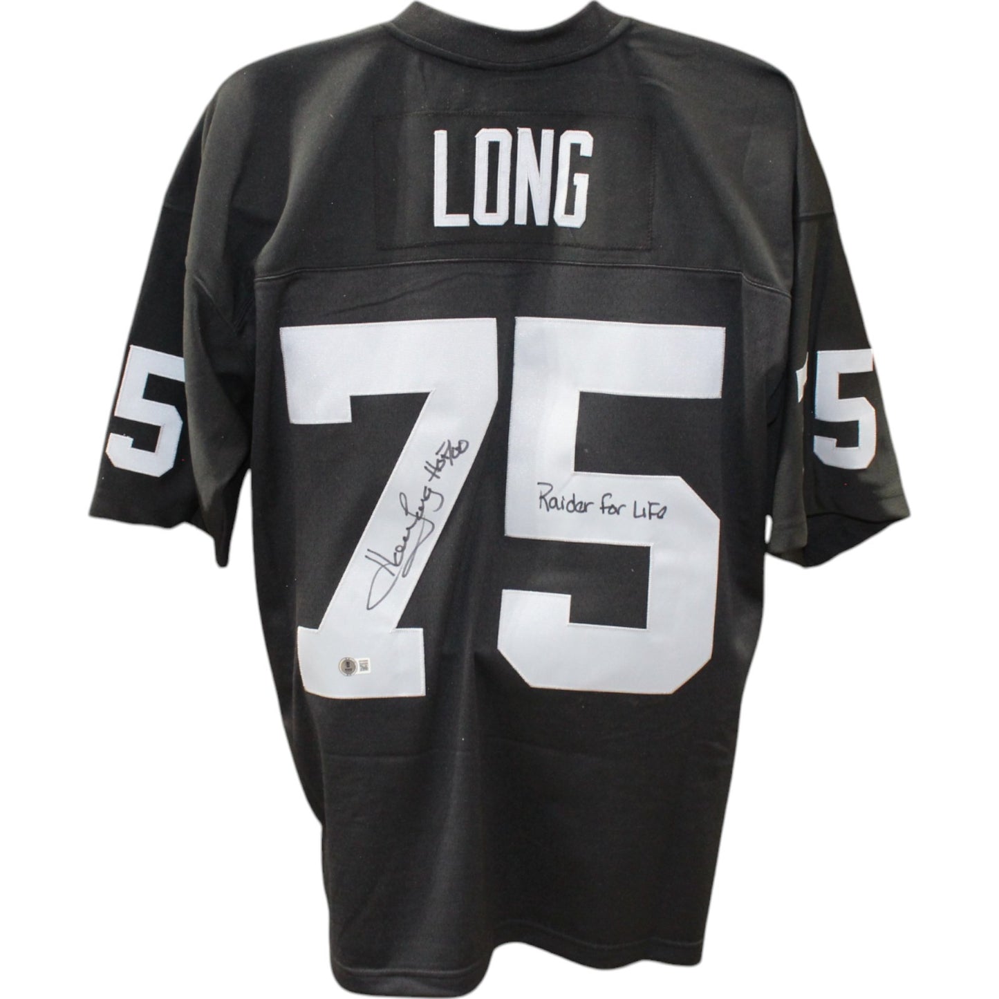 Howie Long Signed Oakland Raiders Mitchell & Ness Jersey 2 Inscriptions