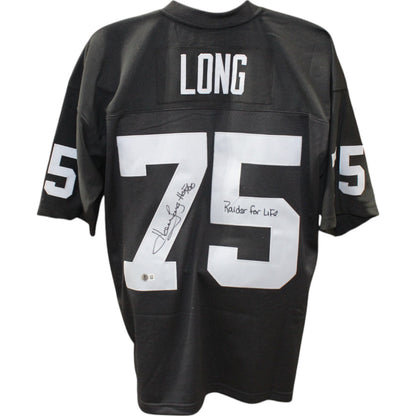 Howie Long Signed Oakland Raiders Mitchell & Ness Jersey 2 Inscriptions