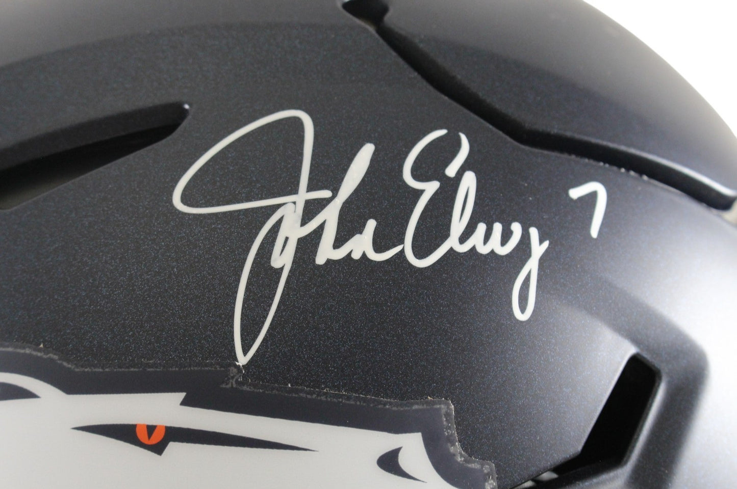 John Elway Signed Denver Broncos Authentic SpeedFlex Helmet