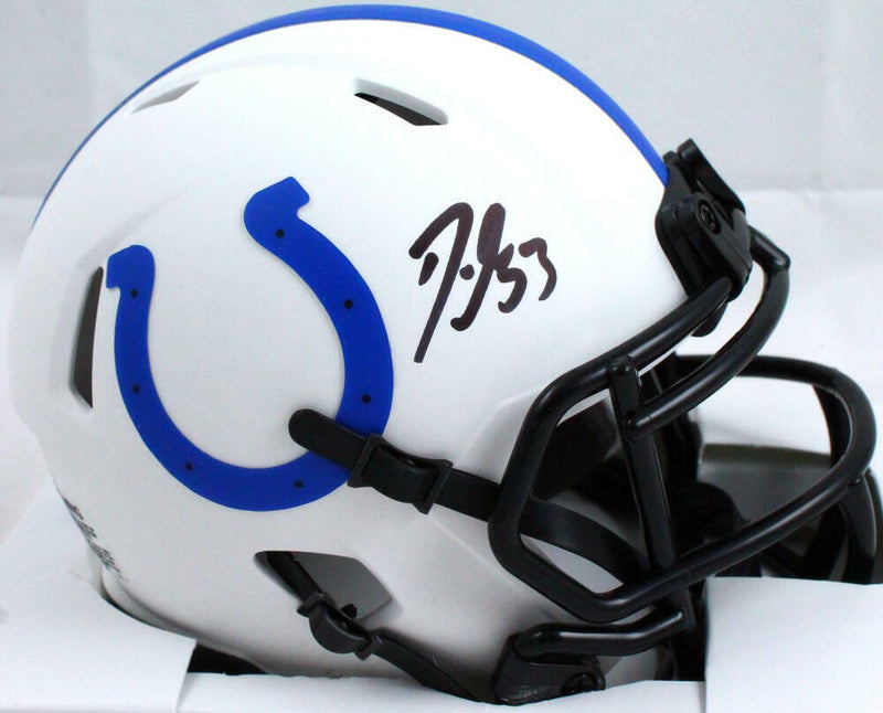 Darius Leonard Signed Indianapolis Colts Lunar Speed Mini Helmet