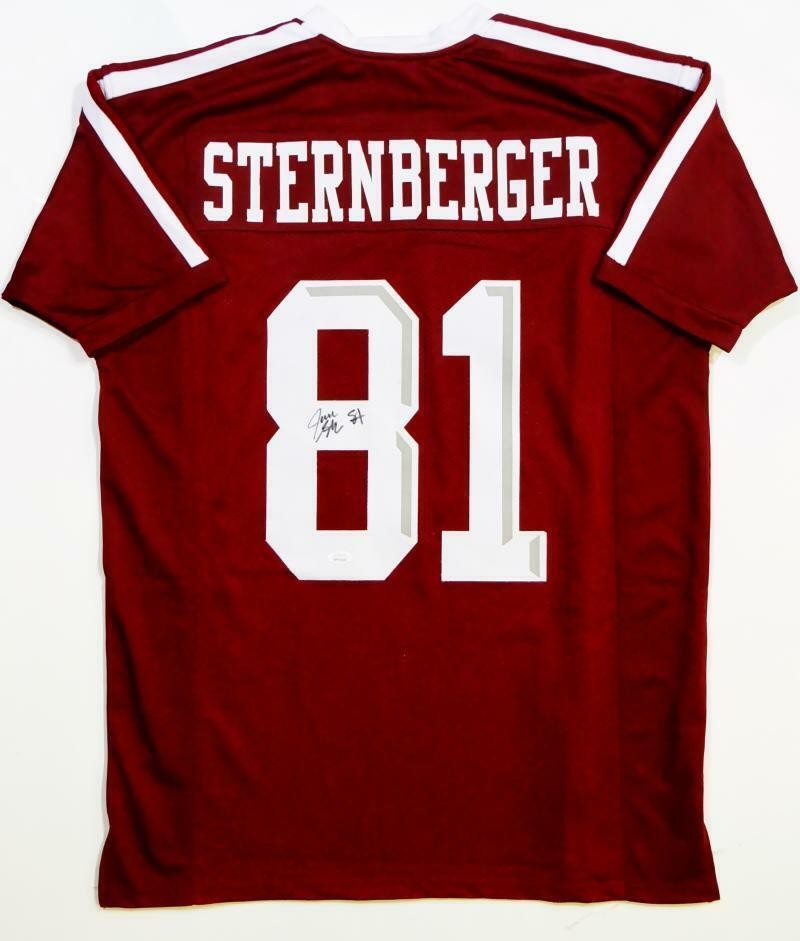 Jace Sternberger Autographed Maroon Custom College Style Jersey