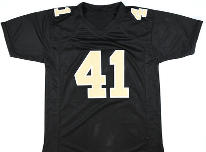 Alvin Kamara Autographed New Orleans Saints Custom Black Jersey