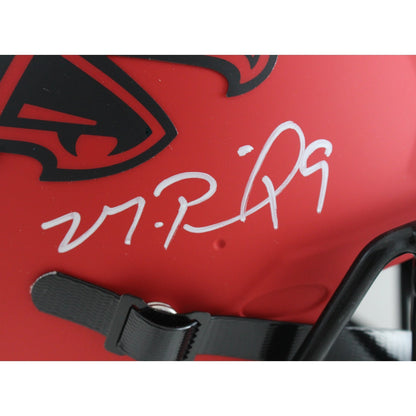 Michael Penix Jr. Signed Atlanta Falcons Authentic Rave Full Size Helmet