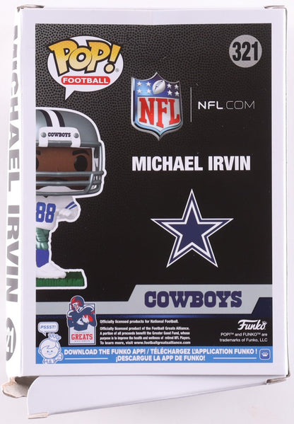 Michael Irvin Signed Dallas Cowboys Funko Pop #321