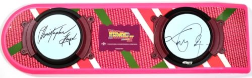 Michael J. Fox & Christopher Lloyd Signed Back to the Future Hoverboard