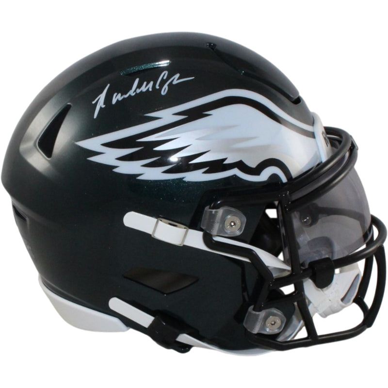 Randall Cunningham Signed Philadelphia Eagles Mid-Size Midi Helmet