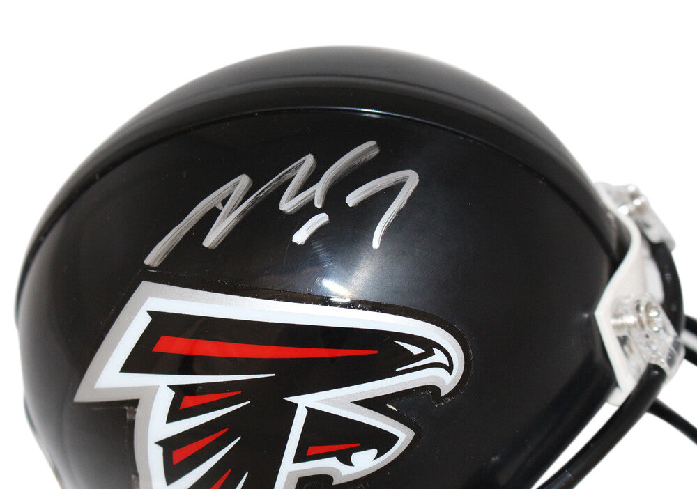 Michael Vick Autographed Atlanta Falcons Throwback Mini Helmet Beckett