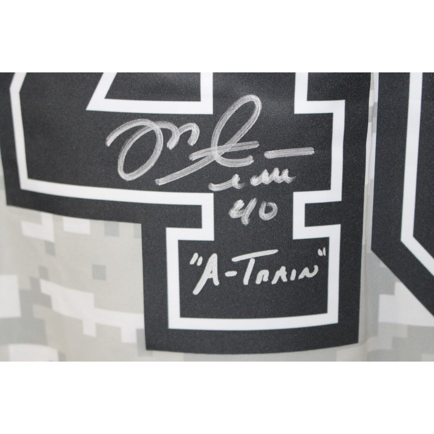 Mike Alstott Signed Tampa Bay Buccaneers Arctic Camo Custom Jersey