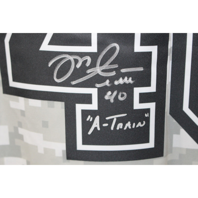 Mike Alstott Signed Tampa Bay Buccaneers Arctic Camo Custom Jersey
