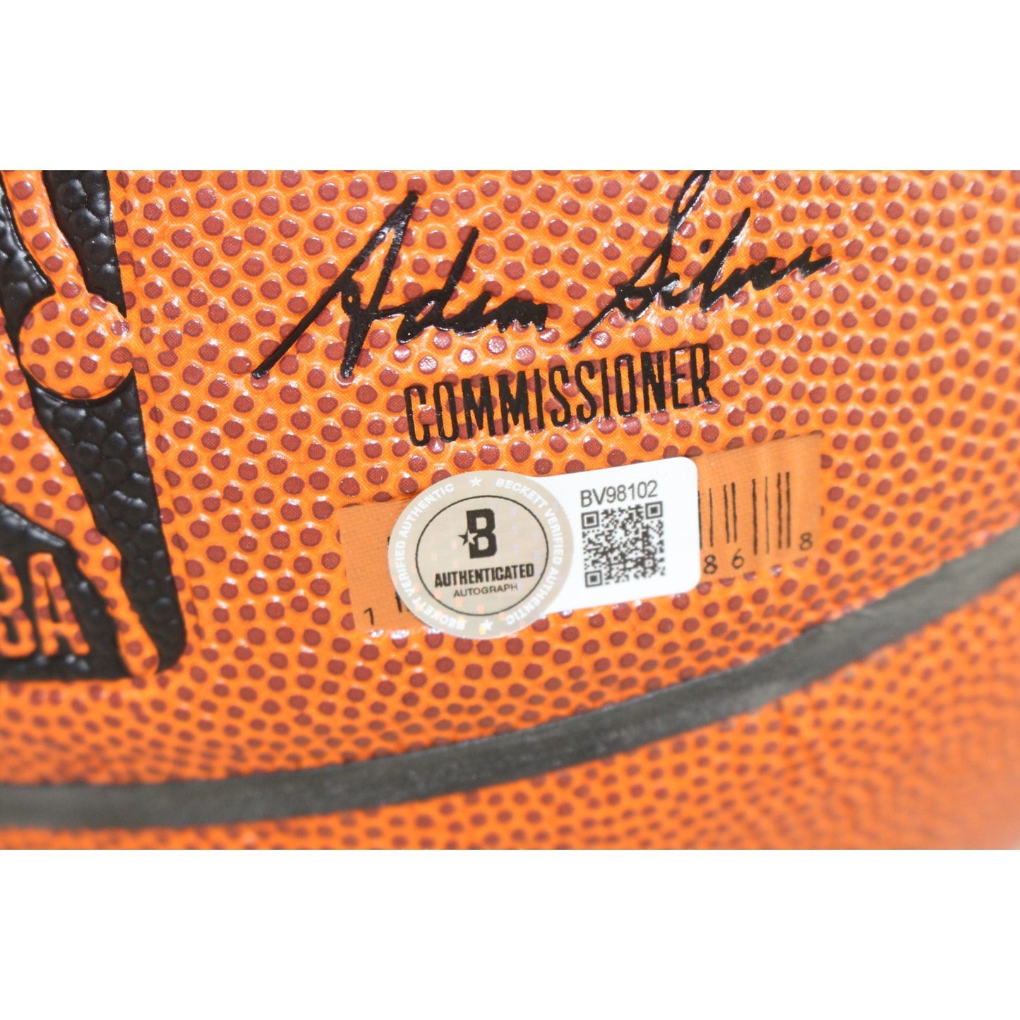 Hakeem Olajuwon Autographed Houston Rockets Wilson I/O Basketball HOF 08