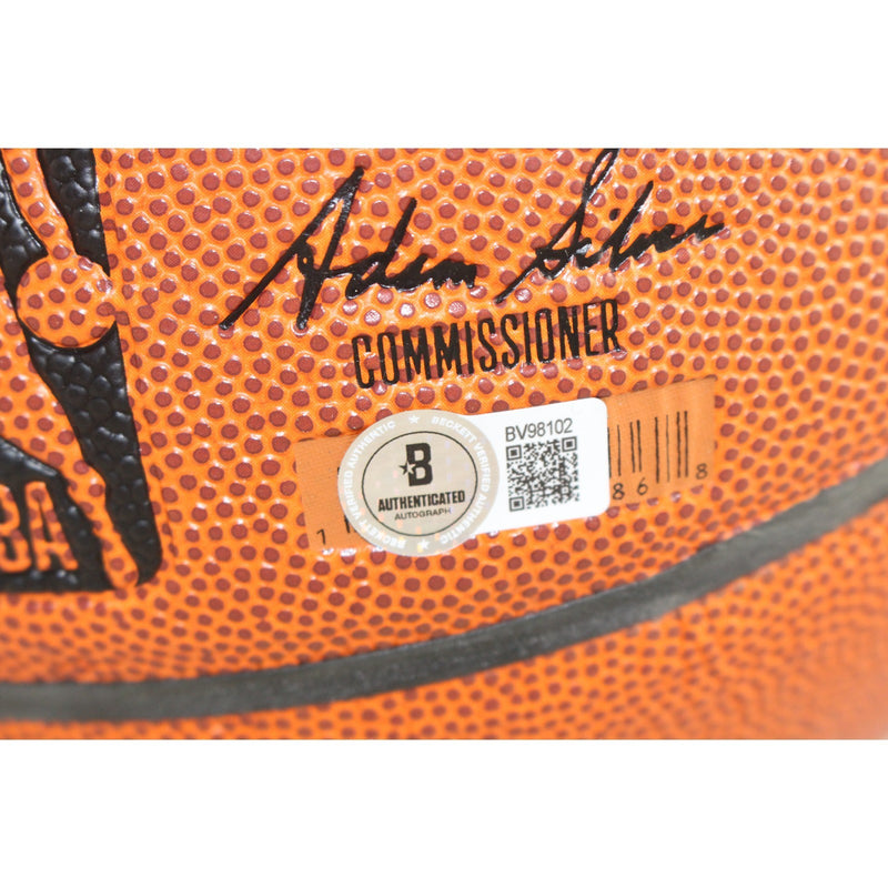 Hakeem Olajuwon Autographed Houston Rockets Wilson I/O Basketball HOF 08