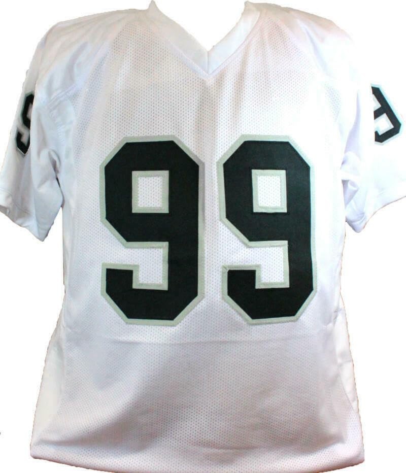 Warren Sapp Signed White Custom Jersey (HOF 13 Inscription)