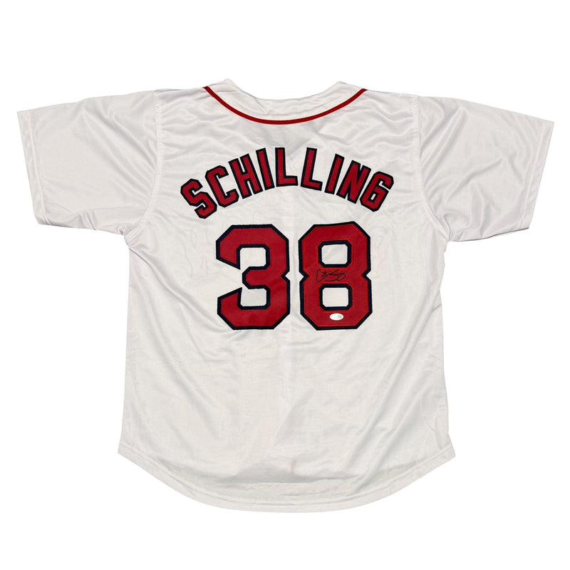 Curt Schilling Signed Boston Red Sox Custom Jersey