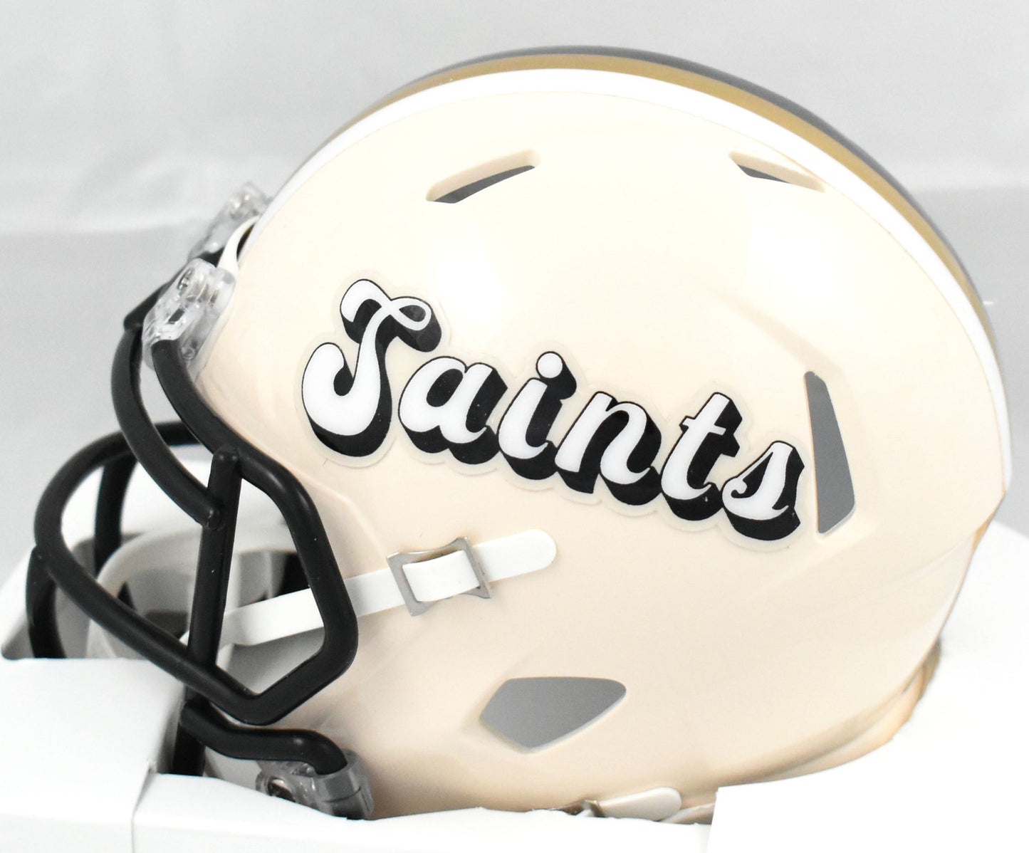 Ricky Williams Autographed New Orleans Saints Retro Mini Helmet