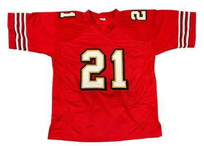 Frank Gore Signed San Francisco 49ers Custom Football Jersey (BAS COA)
