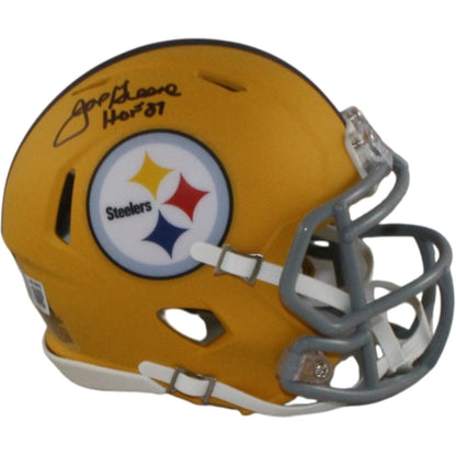 Joe Greene Signed Pittsburgh Steelers 2025 Alternate Mini Helmet