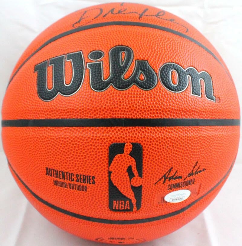 Clyde Drexler Autographed Wilson NBA Black Basketball