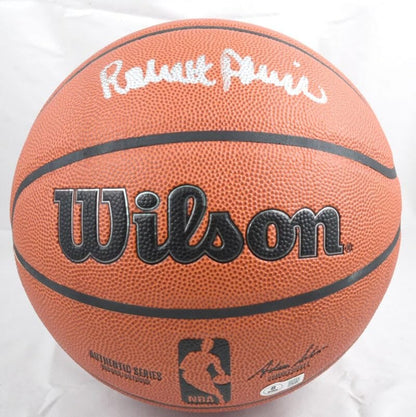 Robert Parish Autographed Official NBA Wilson Basketball
