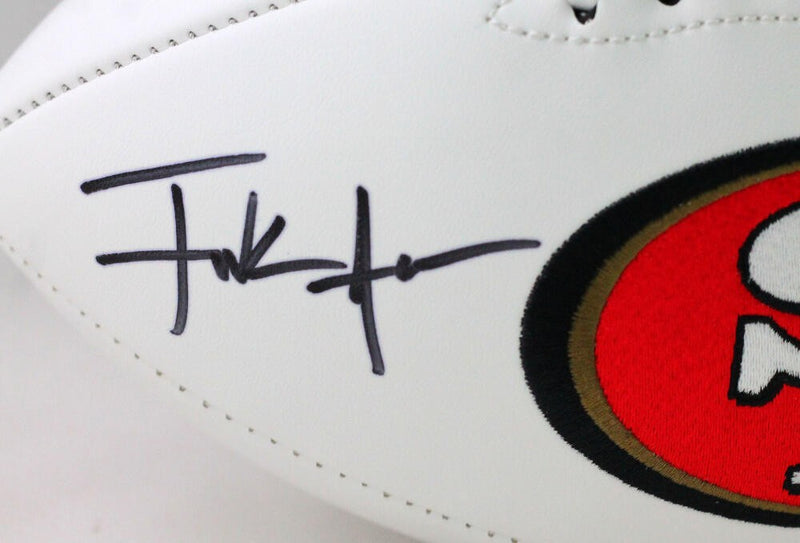 Frank Gore Signed San Francisco 49ers Black Logo Football