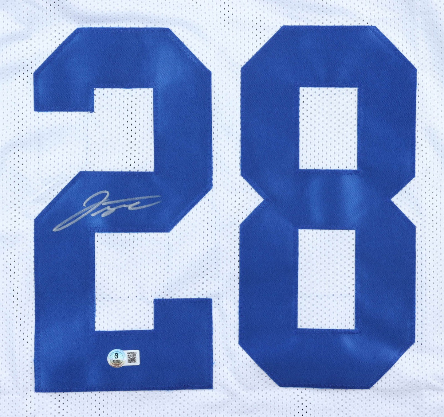 Jonathan Taylor Autographed Indianapolis Colts White Custom Jersey