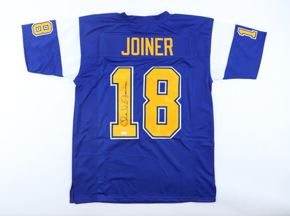 Charlie Joiner Autographed Los Angeles Chargers Blue Custom Jersey