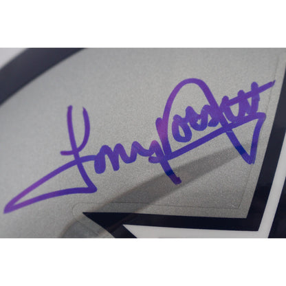 Emmitt Smith & Tony Dorsett Signed Dallas Cowboys Full Size Replica Helmet