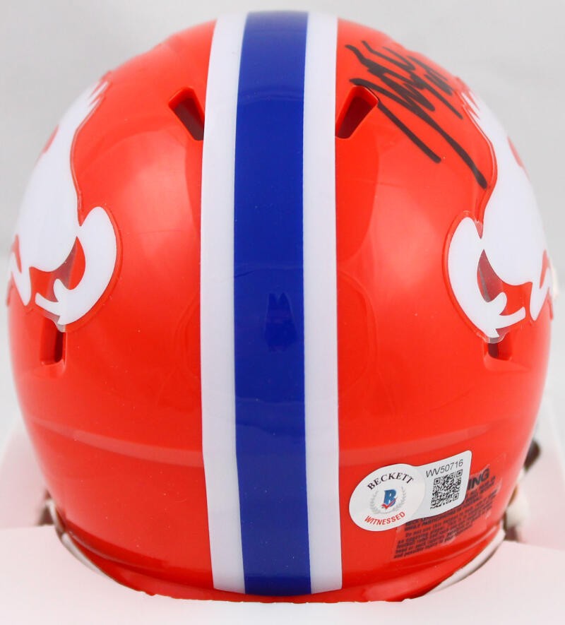 John Lynch Signed Denver Broncos 1966 Throwback Mini Helmet