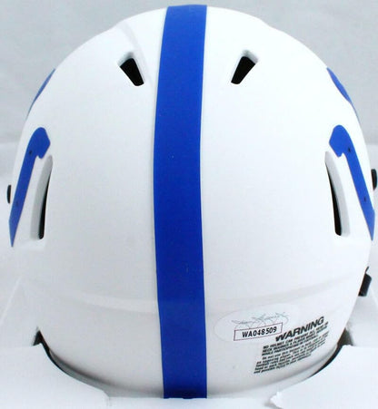 Darius Leonard Signed Indianapolis Colts Lunar Speed Mini Helmet