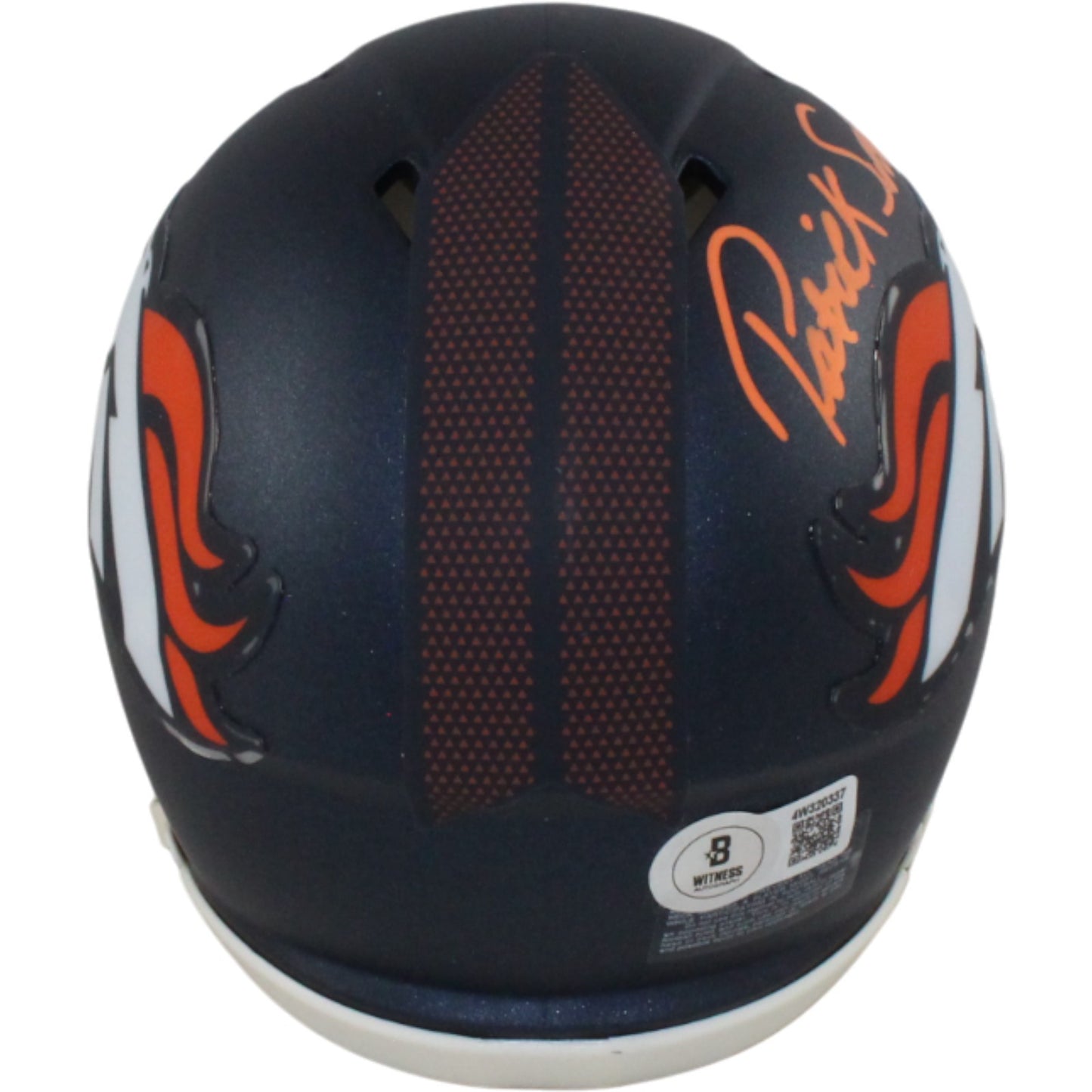 Patrick Surtain Autographed Denver Broncos Mini Helmet (BAS Witnessed)